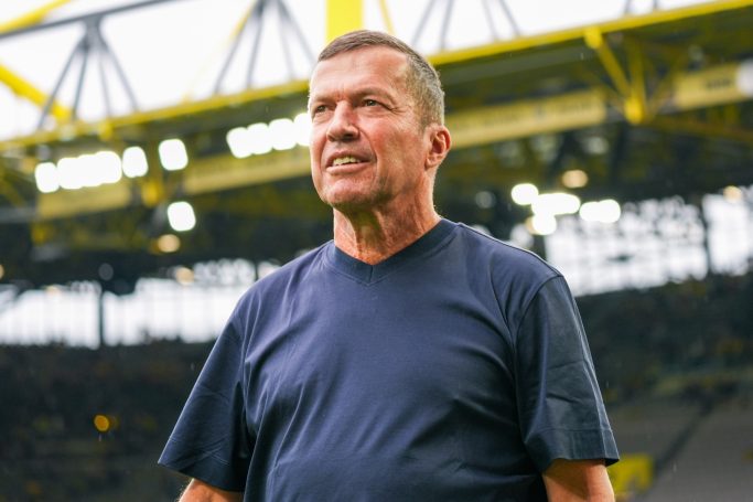 Portrait Foto von Lothar Matthäus Portrait Foto von Lothar Matthäus im BVB Stadion